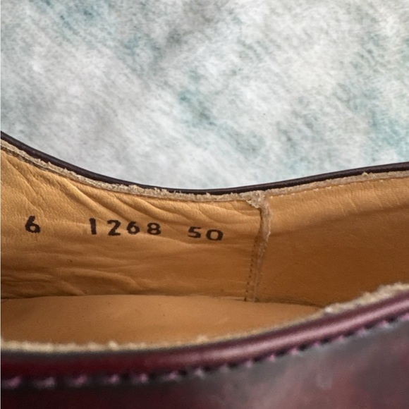 Dieppa Restrepo Burgundy Leather Oxford Shoes Women’s Size 6 Handmade Artisan - Picture 8 of 13